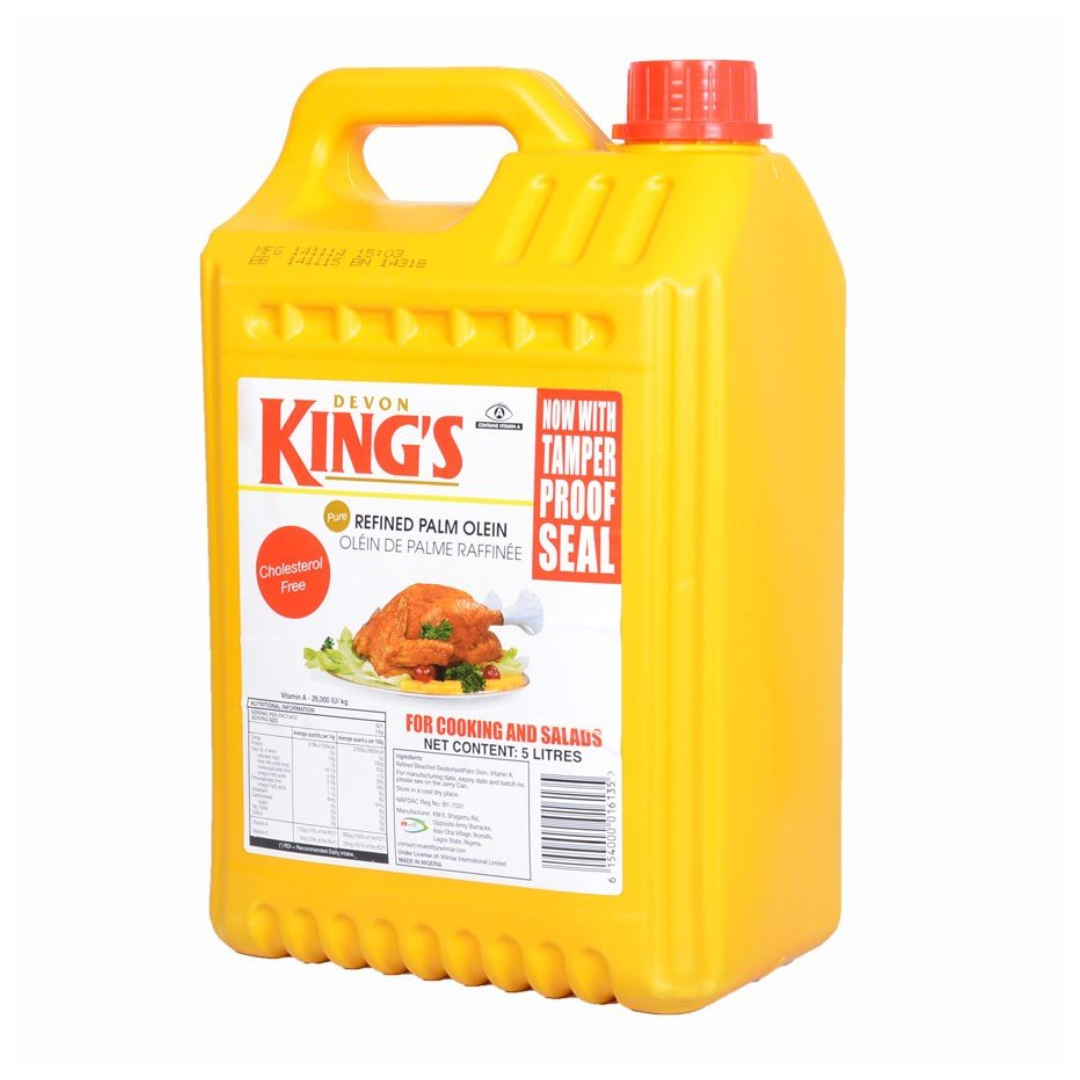 Kings Vegetable Oil - 5 litres